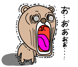 brown bear. sticker #3255987