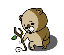 brown bear. sticker #3255994