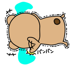 brown bear. sticker #3255996