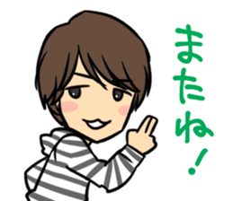 Hiroshi Kamiya's cat, and me sticker #3256171