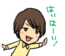 Hiroshi Kamiya's cat, and me sticker #3256177