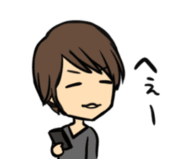 Hiroshi Kamiya's cat, and me sticker #3256183