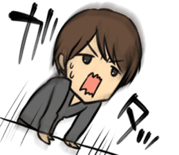 Hiroshi Kamiya's cat, and me sticker #3256185