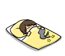 Hiroshi Kamiya's cat, and me sticker #3256190