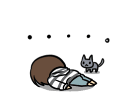 Hiroshi Kamiya's cat, and me sticker #3256192