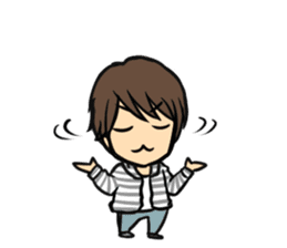 Hiroshi Kamiya's cat, and me sticker #3256200