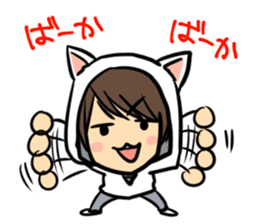 Hiroshi Kamiya's cat, and me sticker #3256208