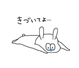 Thick rabbit sticker #3256416