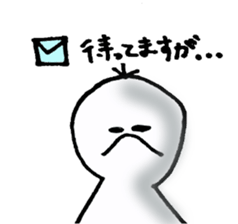 Family in contact stamp - White people sticker #3256965