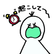 Family in contact stamp - White people sticker #3256991