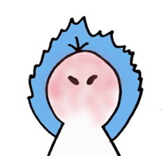 Family in contact stamp - White people sticker #3256993