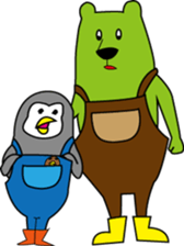 Pen of a penguin sticker #3257418