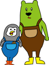 Pen of a penguin sticker #3257418