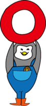 Pen of a penguin sticker #3257420