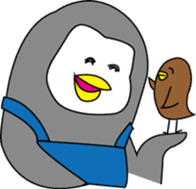 Pen of a penguin sticker #3257433