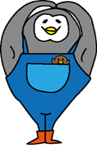 Pen of a penguin sticker #3257434