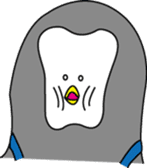 Pen of a penguin sticker #3257441