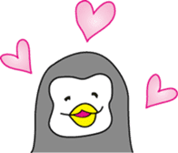 Pen of a penguin sticker #3257455