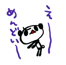 Loose Panda "unico" sticker #3257923