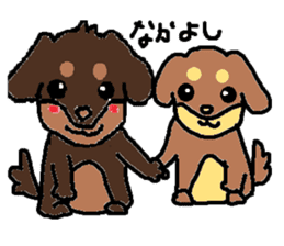 Miniature dachshund stickers sticker #3258904