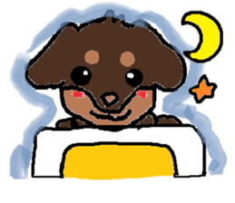 Miniature dachshund stickers sticker #3258906