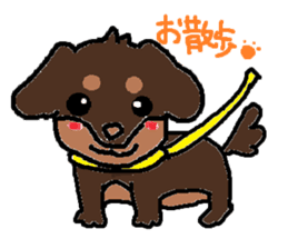 Miniature dachshund stickers sticker #3258908