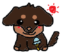 Miniature dachshund stickers sticker #3258923