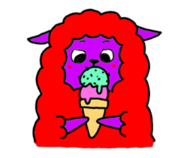 Colorful animals Z 3 sticker #3258972