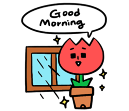 Yellow pickle Girl sticker #3259061