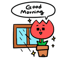 Yellow pickle Girl sticker #3259061