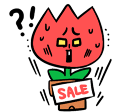 Yellow pickle Girl sticker #3259083