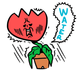 Yellow pickle Girl sticker #3259086