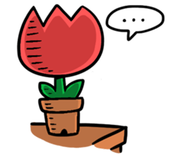 Yellow pickle Girl sticker #3259097