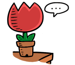 Yellow pickle Girl sticker #3259097