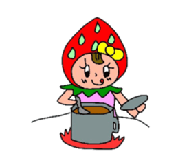 Strawberry-Fairy sticker #3259190