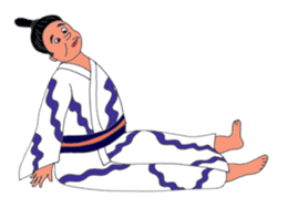 Sumo wrestler, Yowane-yama. sticker #3259260