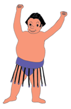 Sumo wrestler, Yowane-yama. sticker #3259263
