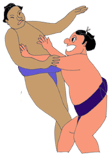 Sumo wrestler, Yowane-yama. sticker #3259277