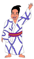 Sumo wrestler, Yowane-yama. sticker #3259279