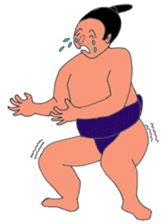 Sumo wrestler, Yowane-yama. sticker #3259285