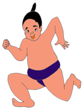 Sumo wrestler, Yowane-yama. sticker #3259292