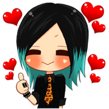 We four,punk rockers~being in iove~ sticker #3259664