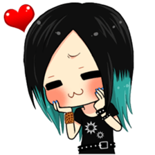 We four,punk rockers~being in iove~ sticker #3259676