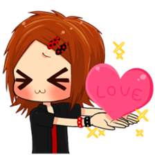 We four,punk rockers~being in iove~ sticker #3259678