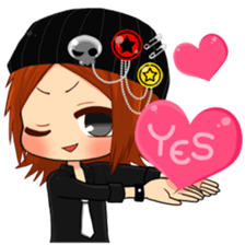 We four,punk rockers~being in iove~ sticker #3259686