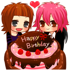 We four,punk rockers~being in iove~ sticker #3259693