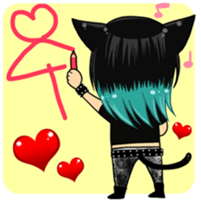 We four,punk rockers~being in iove~ sticker #3259696