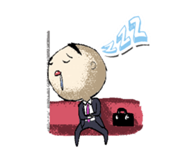 Happy office guy&girl set1 sticker #3259744