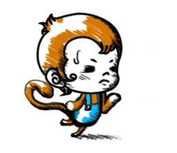 Lucky Monkey sticker #3260138