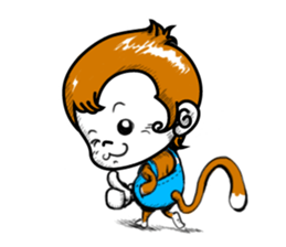 Lucky Monkey sticker #3260154